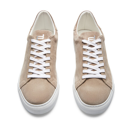 Cupsole Velours Leather Sneakers // Dust Dune (Men's US 9)