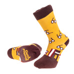 Egyptian Cotton Socks // Brown Mustard With Sunglasses