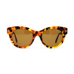 Women's FT0741S Sunglasses // Light Havana