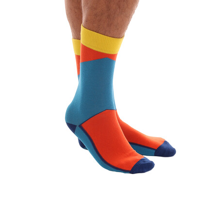 Socks // Yellow + Orange + Blue