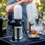 Cocktail Gravity Smoke Infuser + Beverage Cloche
