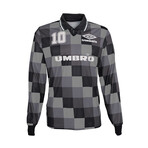 Retro 90's Long Sleeve Jersey // Black + White (XS)