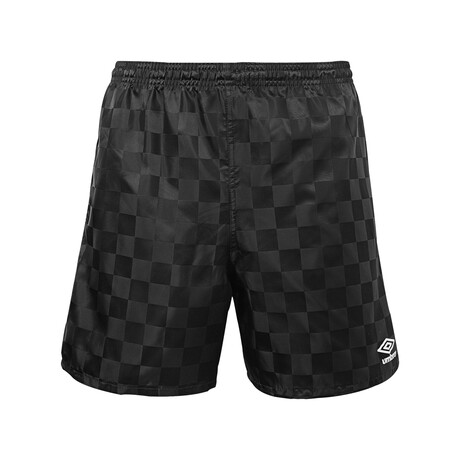 Checkerboard Short // Black (XS)