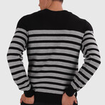 Giovanni Slim Fit Crew Neck Sweater // Black (Medium)