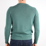 Slim Fit Crew Neck Sweater // Light Green (Medium)