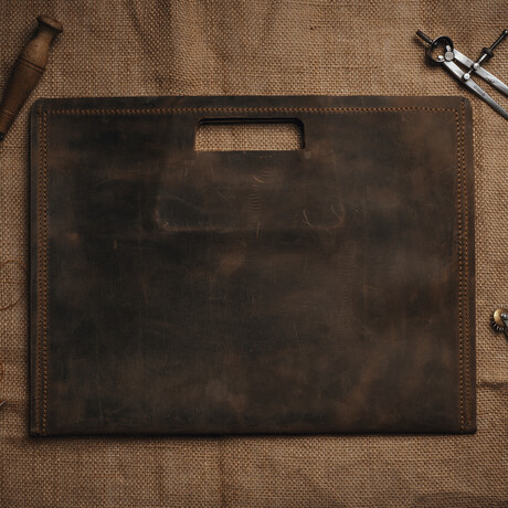 Genuine Calf Leather Briefcase