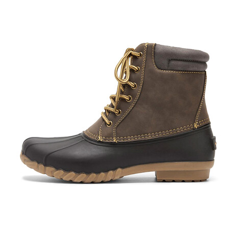 Duck Boots // Brown + Tan (US: 7)