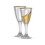 Windsor European Crystal White Wine Glasses // 6 oz // Set of 4