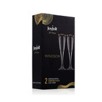 Windsor European Crystal Champagne Glasses // 4.3 oz // Set of 4