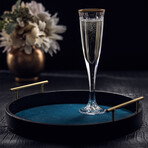 Windsor European Crystal Champagne Glasses // 4.3 oz // Set of 4