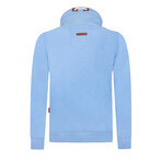 Evan Sweatshirt Zip Jacket // Light Blue (XL)