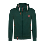 Sean Sweatshirt Zip Jacket // Green (XL)