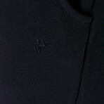 Mark Tonal Embroidered Logo Joggers // Navy (S)