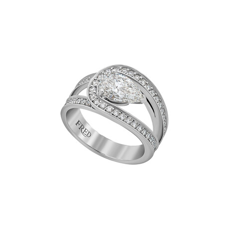Lovelight Platinum + Diamond Ring VII // New (I // Ring Size: 4.75)