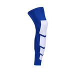 Unisex Full-Length Knee + Calf Compression Sleeves // 1-Pair // Blue (Small / Medium)