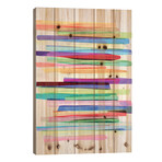 Colorful Stripes I by Mareike Böhmer (26"H x 18"W x 1.5"D)