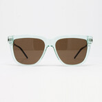 Men's GG0976S Sunglasses // Green + Silver