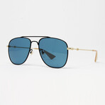 Men's GG0514S Sunglasses V3 // Black + Gold