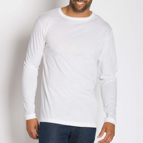 Douglas Long Sleeve Shirt // White (S)