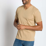 Jamison Short Sleeve Shirt // Khaki (3XL)