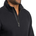 Maeberry Knit Long Sleeve Shirt // Black (XL)