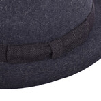 Cashmere Blend Dyed Hare Hat // Dark Navy (Size 57)