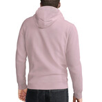 Soft Touch Fleece Full Zip Hoodie // Pink (XL)