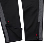 Sport Jogger With Back Zip // Black + Red (S)