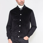 Velvet College Jacket // Black (X-Small)