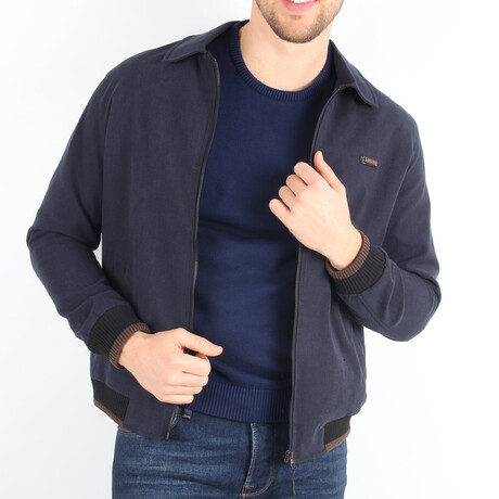 College Jacket // Navy Blue (X-Small)