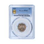1859 Indian Head Cent // PCGS Certified MS65 // Wood Presentation Box