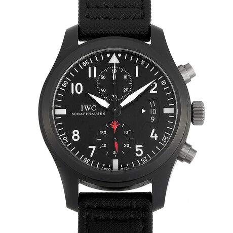 IWC Pilot's Top Gun Edition Chronograph Automatic // IW388001 // Pre-Owned