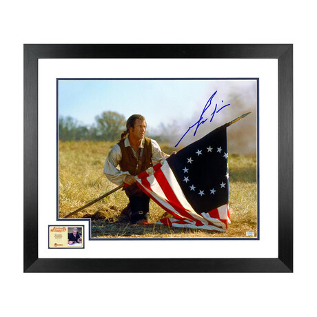 Mel Gibson // Autographed 2000 The Patriot Framed Photo