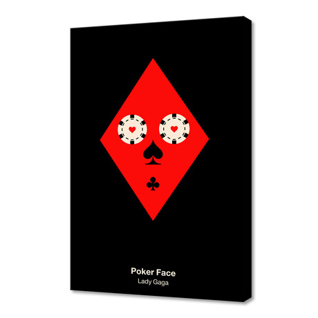 Poker Face (12"H x 8"W x 0.75"D)