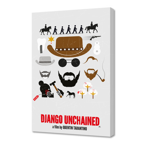 Django Unchained (12"H x 8"W x 0.75"D)