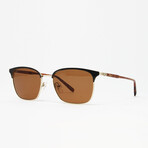 Men's SF180S Sunglasses // Onyx + Shiny Gold