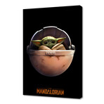 Baby Yoda The Mandalorian (12"H x 8"W x 0.75"D)