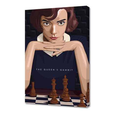 The Queen's Gambit (12"H x 8"W x 0.75"D)