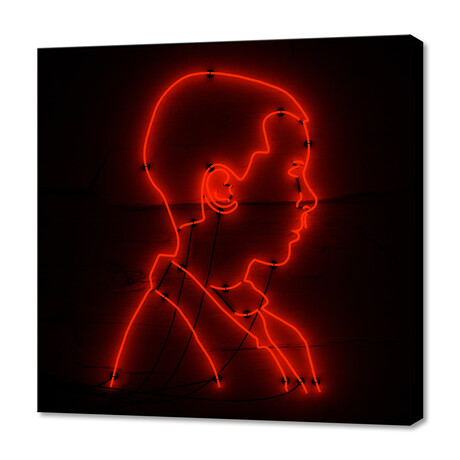 Eleven's Neon Portrait (12"H x 12"W x 0.75"D)