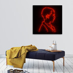 Eleven's Neon Portrait (12"H x 12"W x 0.75"D)