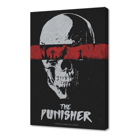 One Bad Day Away - The Punisher (12"H x 8"W x 0.75"D)