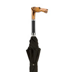 Hand Carved Great Dane Umbrella // Black