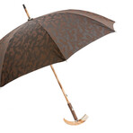 Warthog Tusk Camouflage Umbrella // Brown