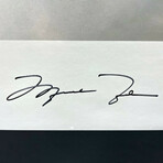 Michael Jordan Autographed "Wings" Poster Framed #D/500