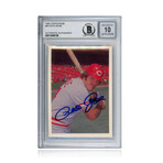 Pete Rose Signed Signed 1985 Topps Encapsulated Card