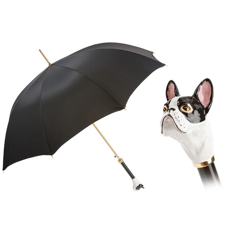 French Bulldog Umbrella // Black