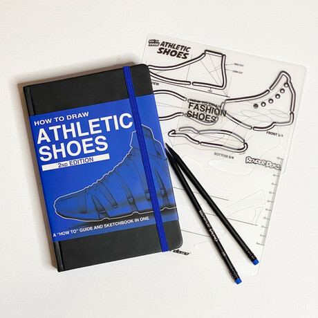 How to Draw: Athletic Shoes + Stencils