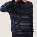 Carson Sweater // Dark Blue (Small)