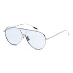 Verso // Men's Apollo IS1013-C Sunglasses // Silver + Light Blue