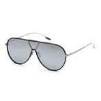 Men's Apollo IS1013-B Sunglasses // Black + Silver + Light Gray